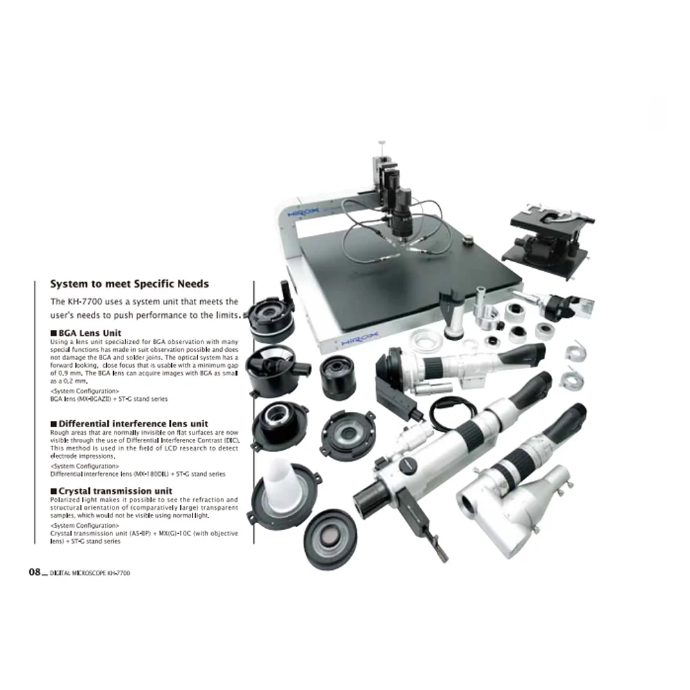 Easy operation available Japanese high precision digital microscope with 3D camera with zoom lense