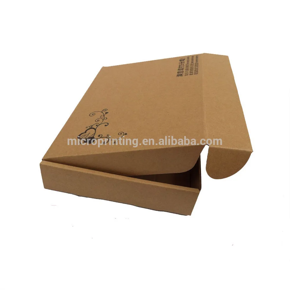 Recycled Brown Kraft Hard Paperboard Packaging Cardboard Box For Shipping Mailers