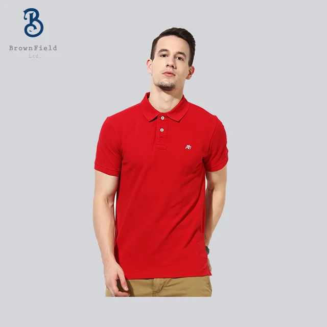 Customize Bangladesh Manufacturer Wholesale Short Sleeve Chest Embroidery PK Polo Shirt Good Quality Branded Polo For Men