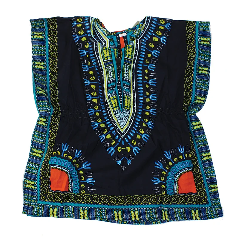 Manufacturer of African Dashiki Child Elastic tube top dress for Boy and Girl