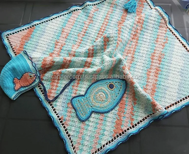 
Crochet Handmade Baby Blanket 