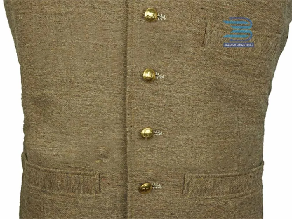 Civil War Vest - CS Enlisted Jean Wool - Value Line