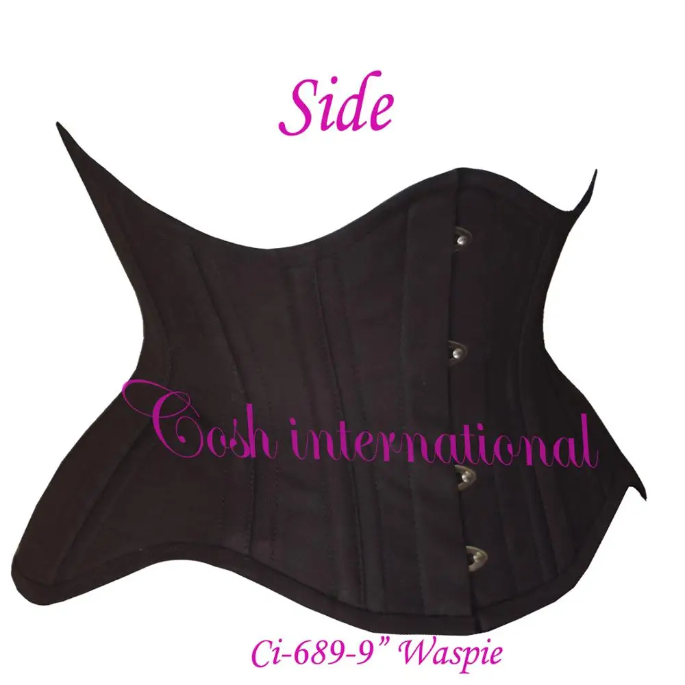 Club Wear Underbust Steelboned Extreme Curvy Cotton Corset Vendors Heavy Duty Waist Reducing Cotton Corset Vendors