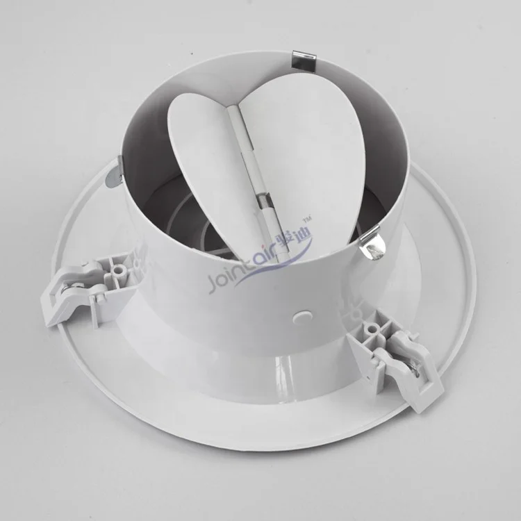 Good Quality Direct Flow ABS Round Downjet Air diffusers With Butterfly Damper