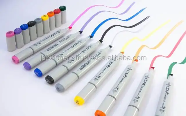 Copic alcohol-based twin tip art markers made in Japan