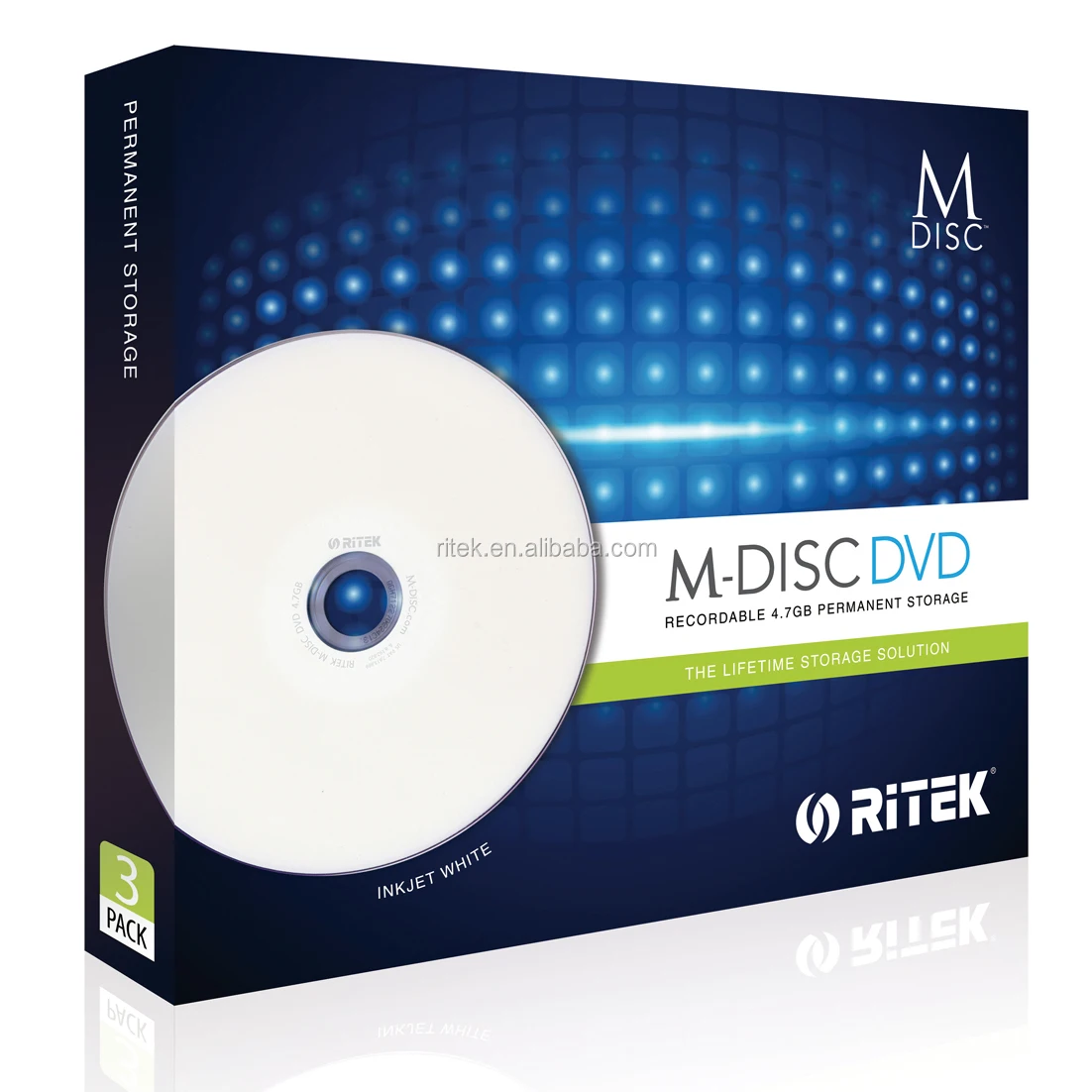
RITEK M-DISC DVD Up to 1,000 years 