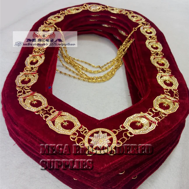 Masonic Shrine collar masonic regalia chain collar
