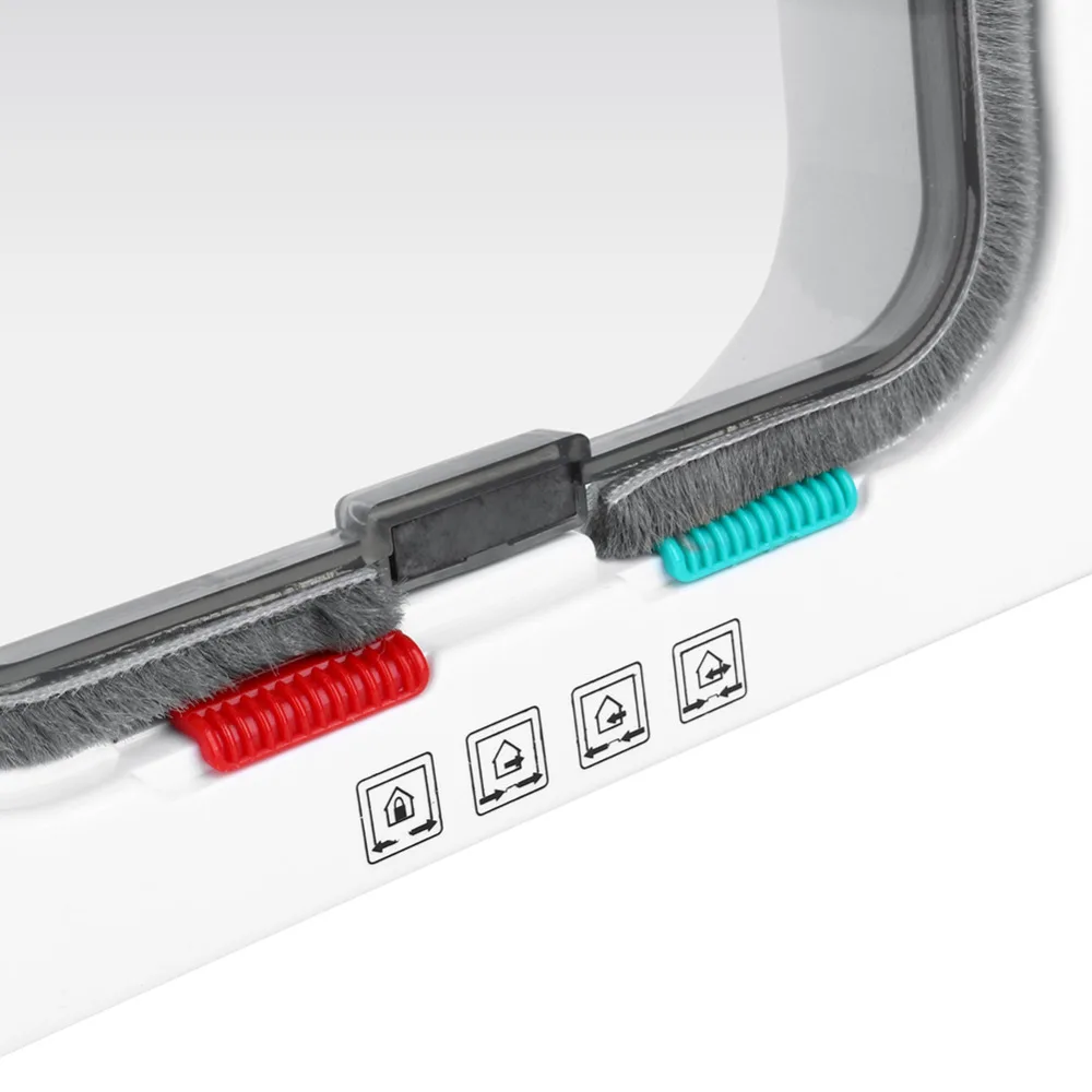 Big Cat/small Dog Pet Door Cat Flap Interior Cat Door for Home Door Pet Cages Carriers & Houses Plastic Small Animals Stocked