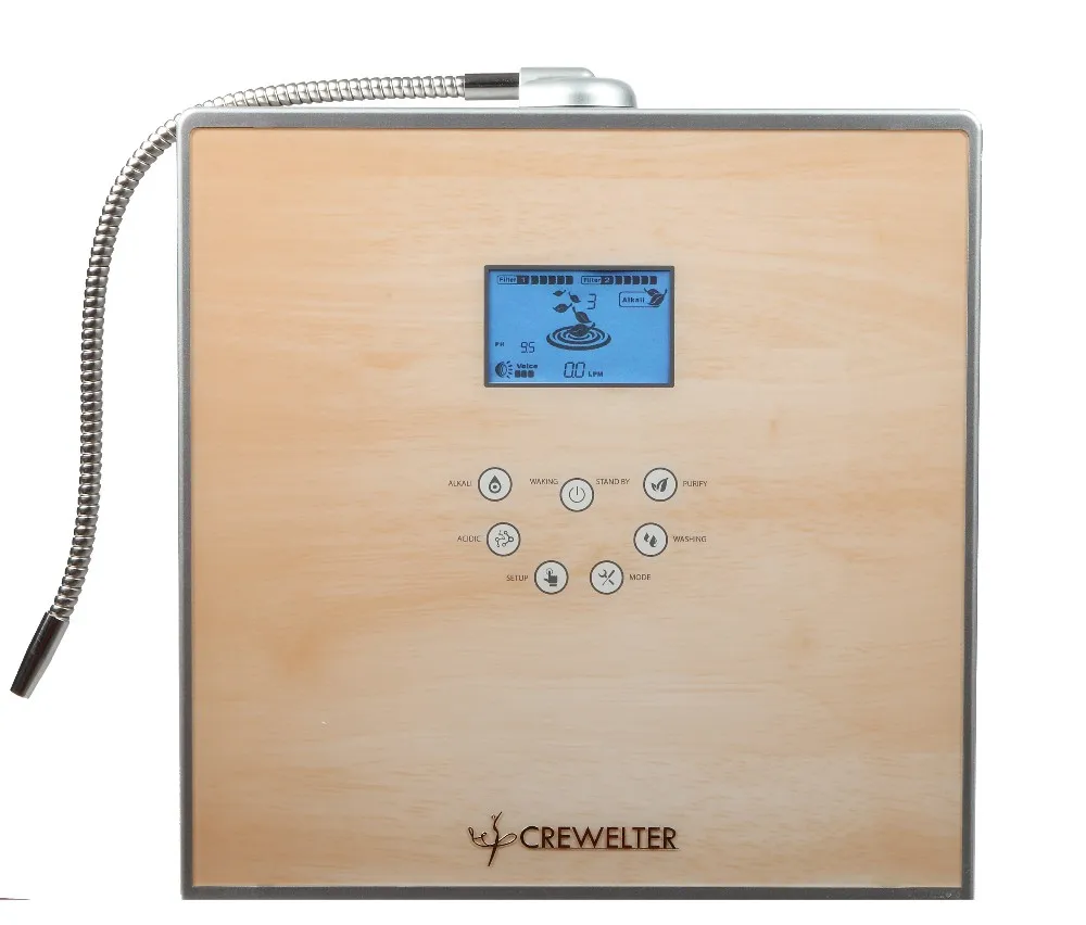 Alkaline water ionizer CREWELTER 9 plates ionized alkaline water Home appliances water treatment appliances