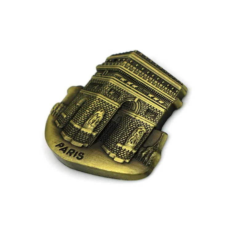 OEM Customized High Quality Souvenir 3D Anti Bronze Fridge Magnet