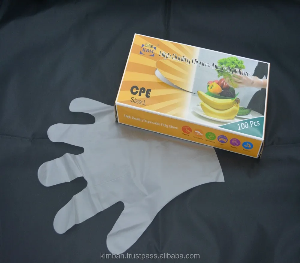 
Disposable CPE glove 