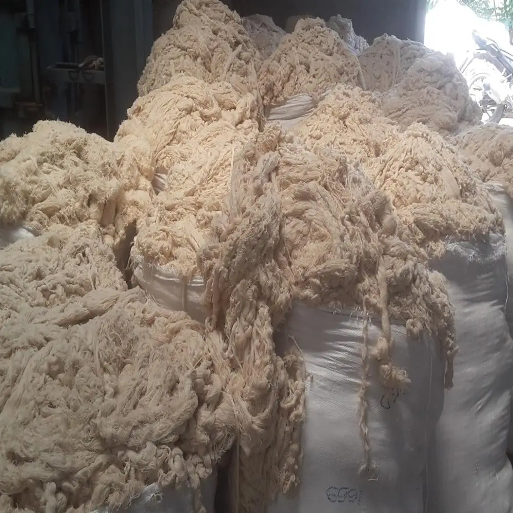 TOP QUALITY 100% COTTON YARN WASTE FOR INDUSTRIAL USES