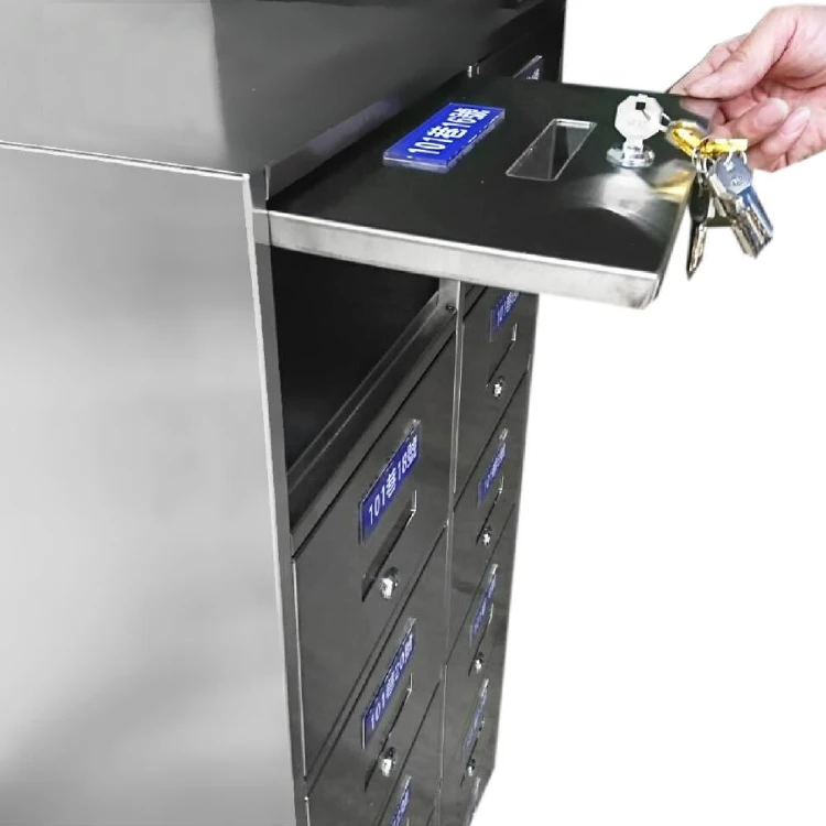 
304 Stainless steel combination lock mail post box for residential 