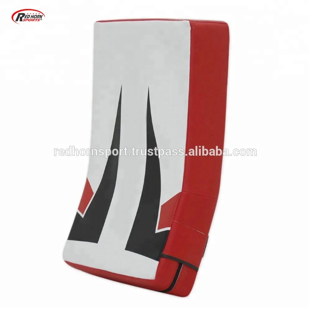 Black & White High Quality MMA Thai Pads, Karate Kick Shield, Training Kick Shield taekwondo kick pad taekwondo kicking