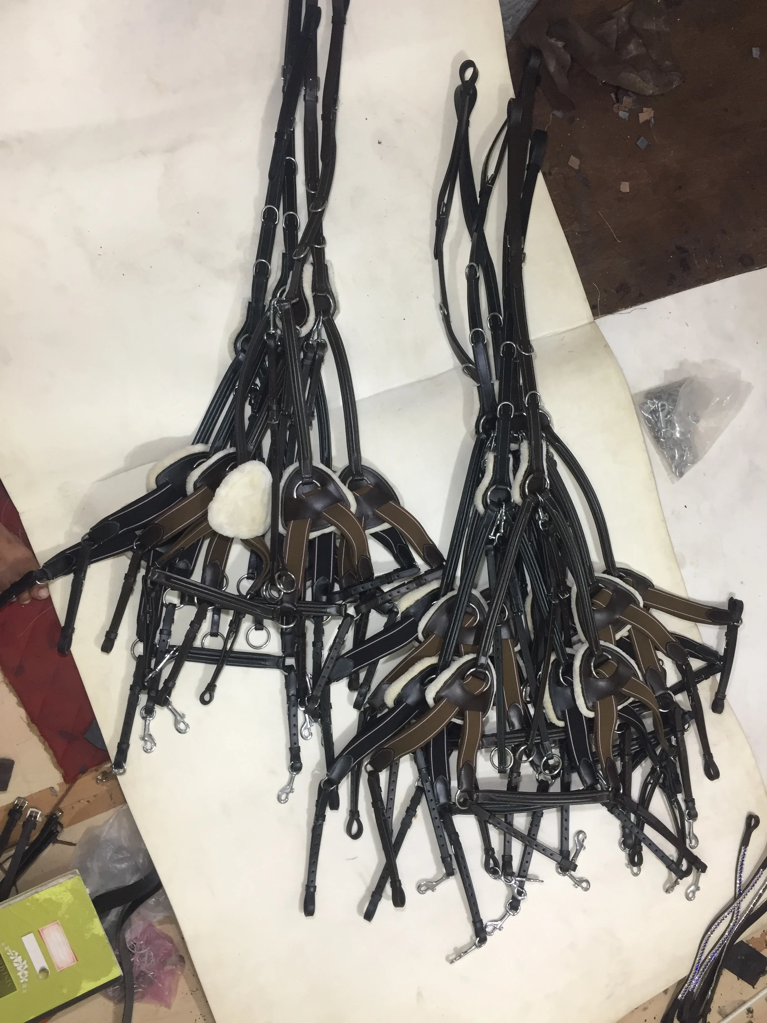 5 Point Horse Breastplate horse 5 Point Horse Color Brown and Black Size Mixed Full cob & P