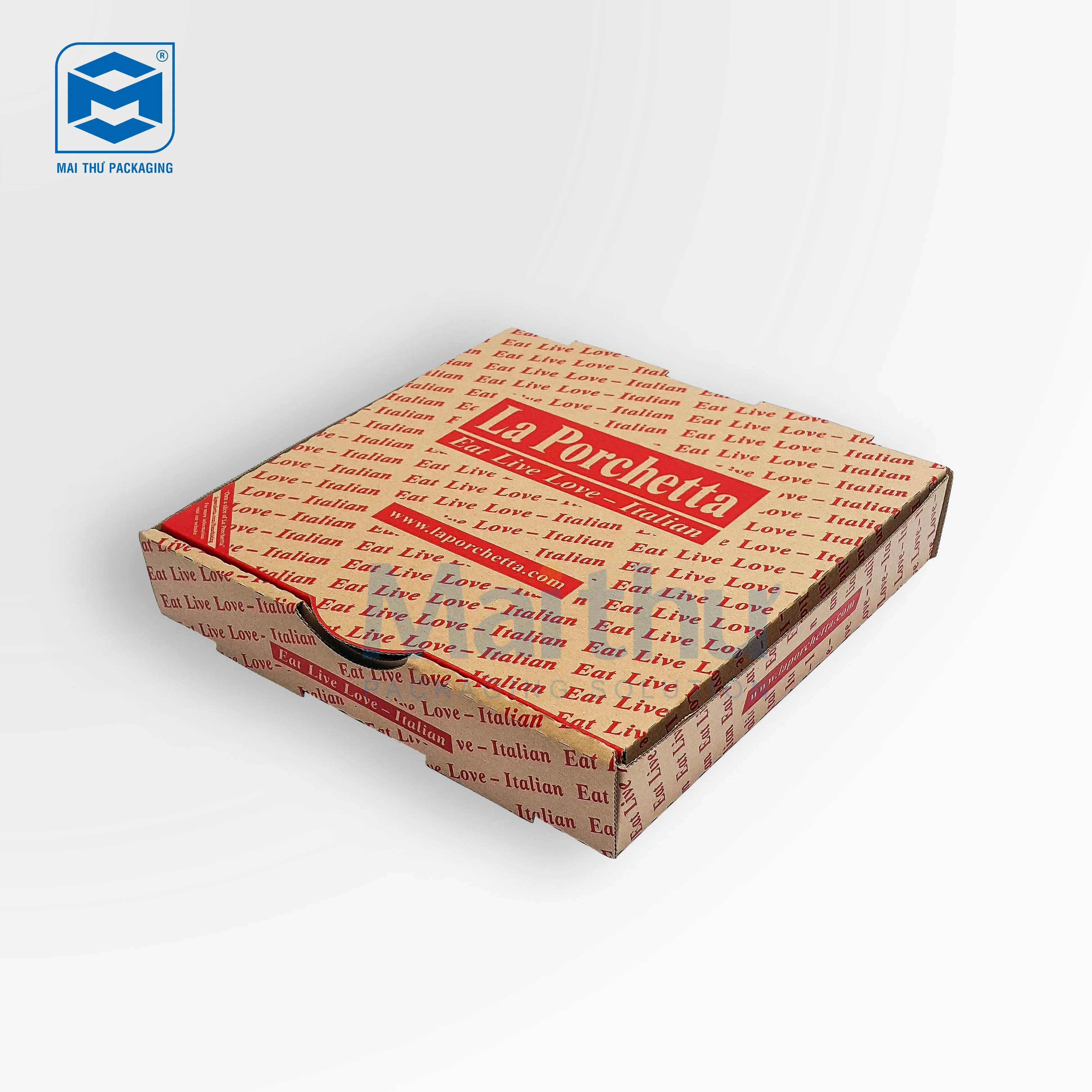 
Accept custom order pizza corrugated paper box printed 