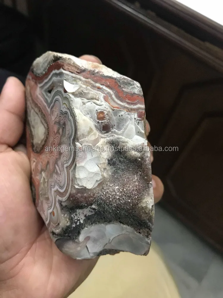 Natural Crazy lace agate rough stones