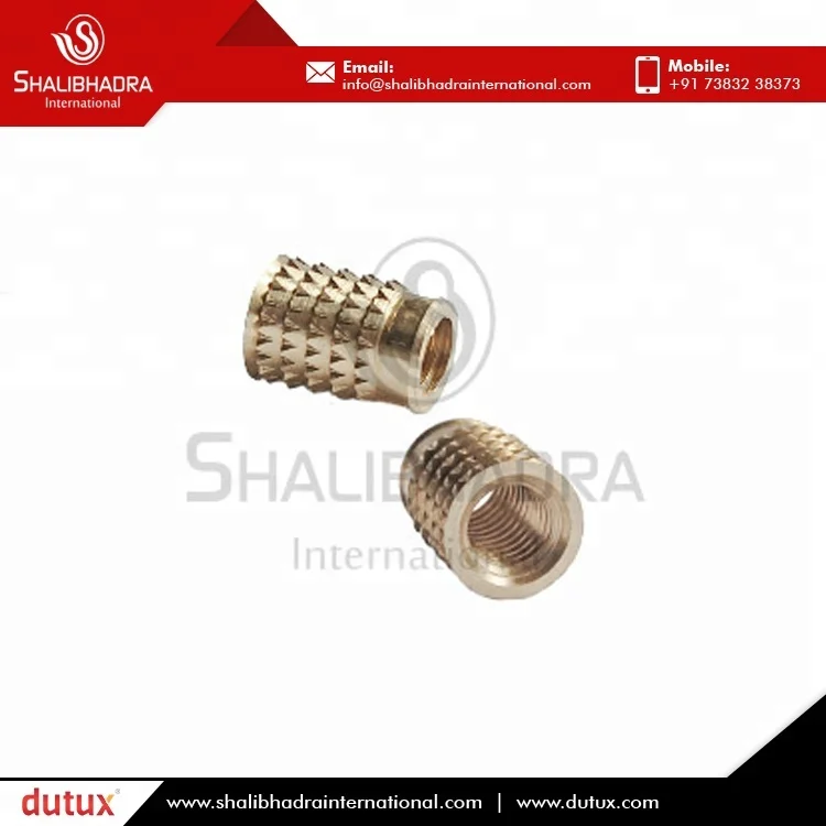 Top Quality Double Hex Brass Insert Nuts Brass Insert Nuts at Wholesale Price from India
