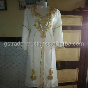 Марокканский кафтан-раздельный белый Арабский Дубай Кафтан абайя Халиджи кафтан платье