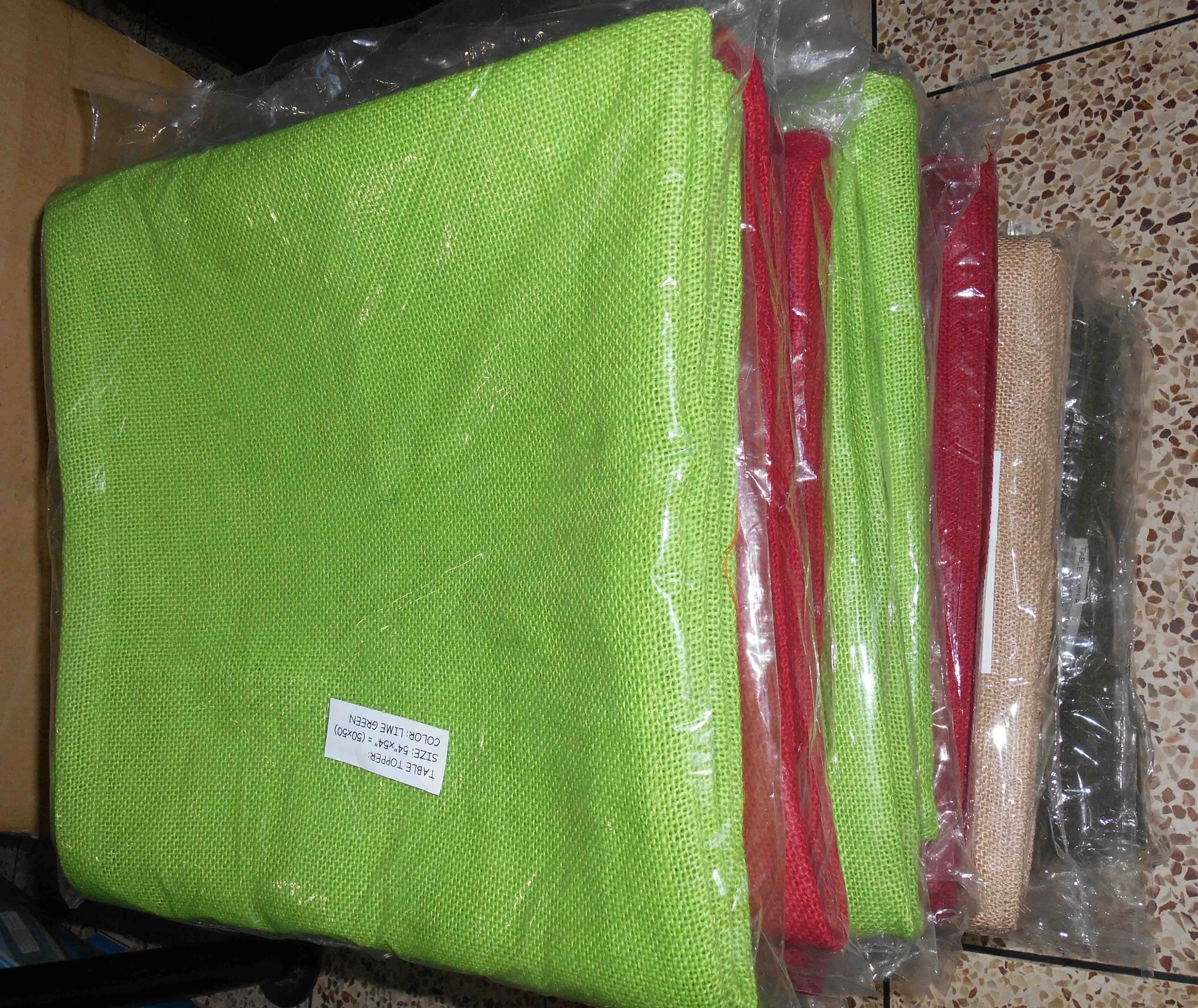Крашеная Джутовая Ткань Hessian, экспорт из бангладеш