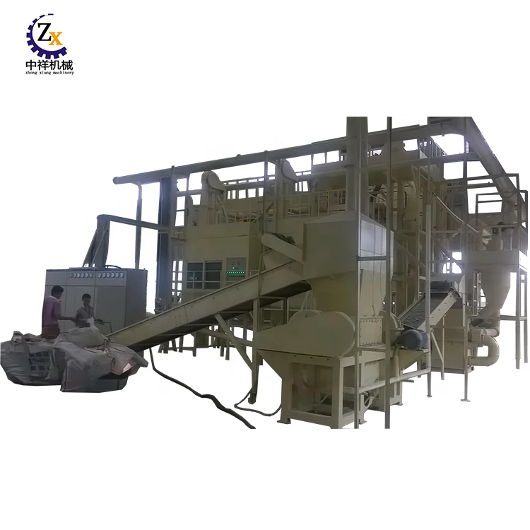 Pcb board crushing cable wire crushing copper wire cable shredding and separating machine