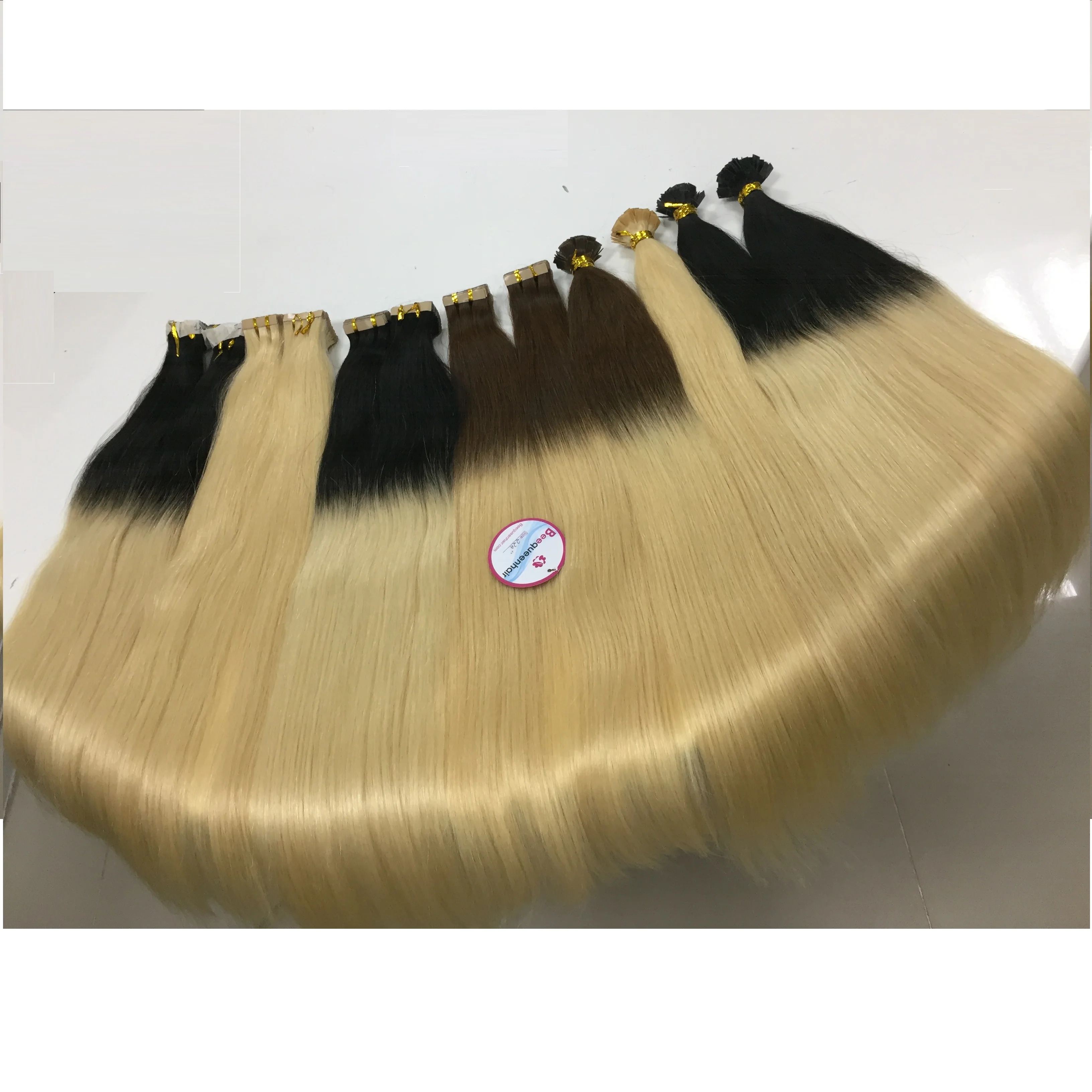 
CUTICLE ALIGNED human hair invisible tape 22 inches high quality straight TAPE HAIR EXTENSIONS 