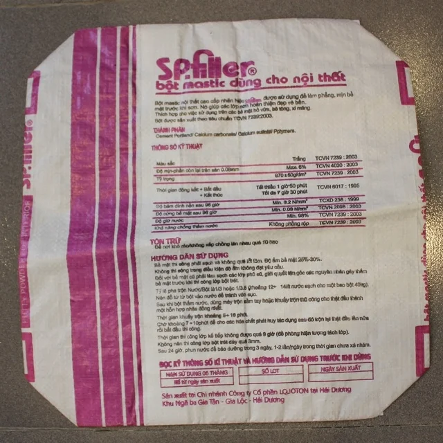 
vietnam pp woven cement bag 