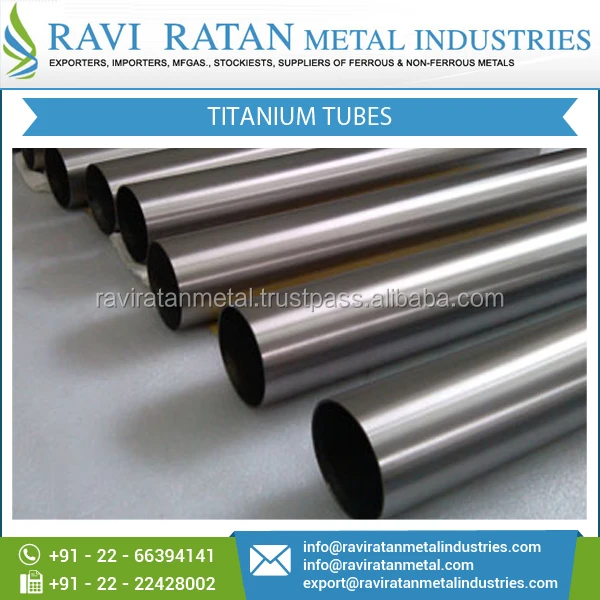 Rust Resistant Sturdy Finish Titanium Tube/ Pipe for Industrial Applications