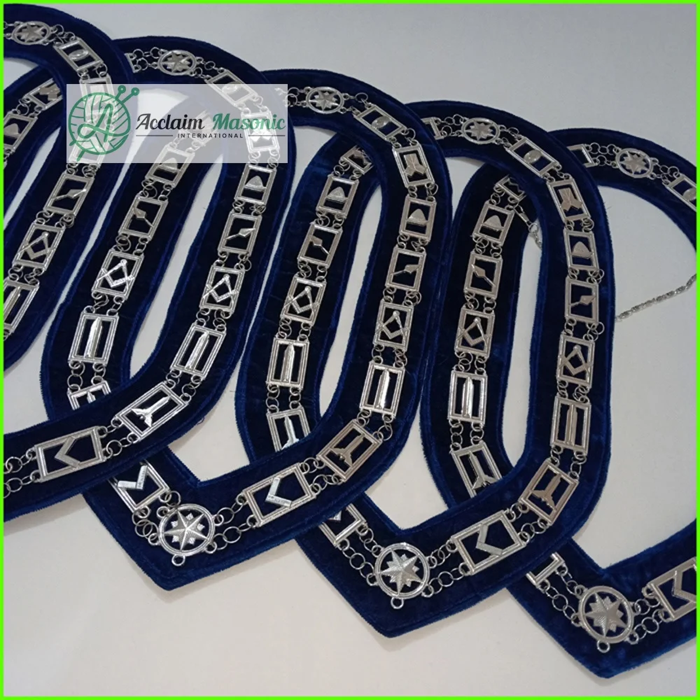 Masonic Regalia Blue Lodge Chain Collar