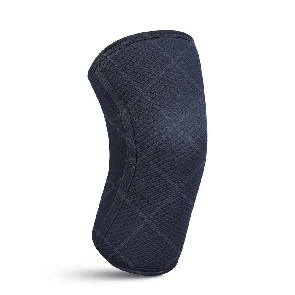 New Arrivals Knitted Elastic Nylon Sports Knees Sleeves with Side Belt Compression Knee Sleeves