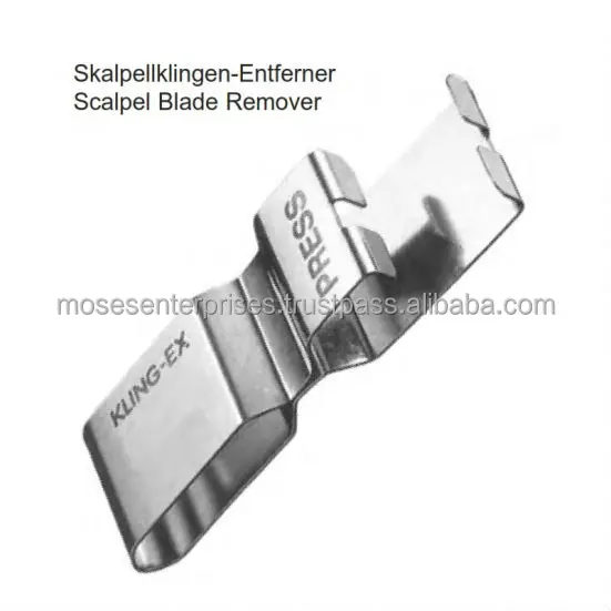 Custom OEM Scalpel Blade Removers Metal CE Manual Medical Examination Surgical Instruments
