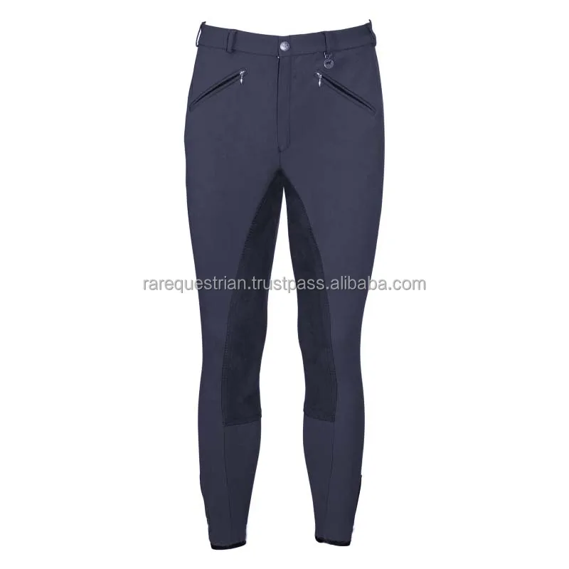 Leather Full Seat Men Brown Equestrian Breeches