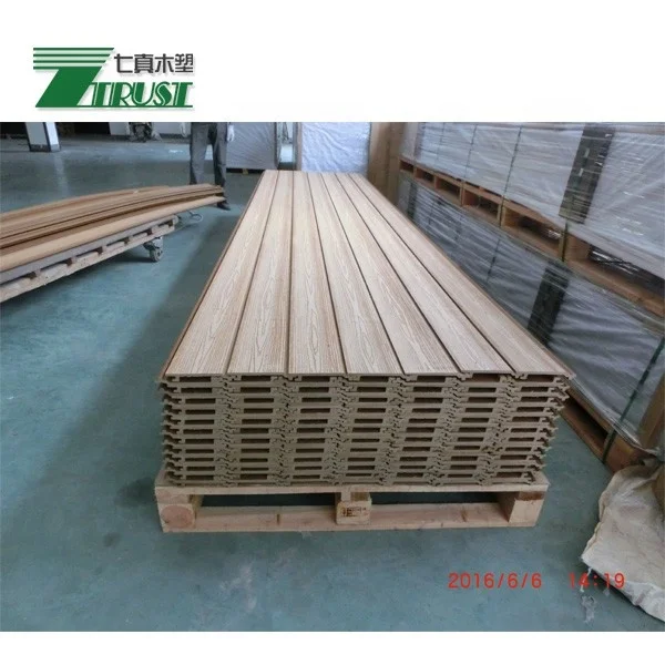 156x21mm Outdoor factory price WPC composite wall cladding