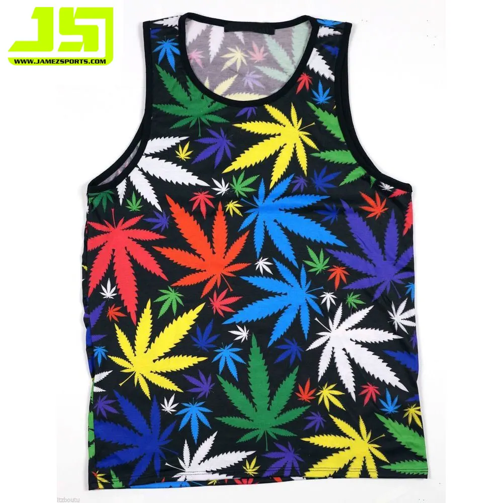 Newest Style Sublimation Men Tank Top