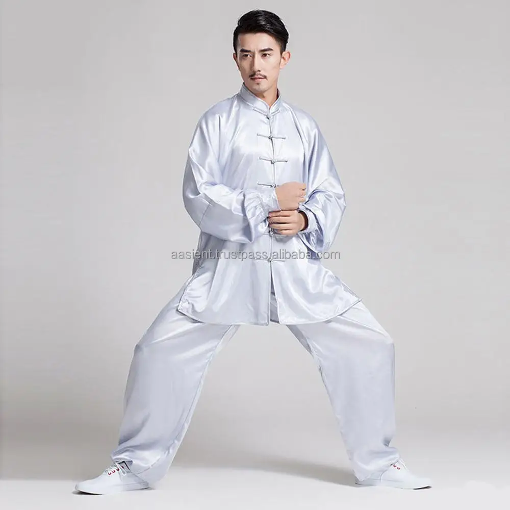 Unisex Cotton Blend Kung Fu Tai Chi Uniform Martial Arts Wear
