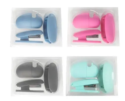 
 BSCI Audit factory Desktop Office Stationery set with punch ,stapler, and tape dispenser  