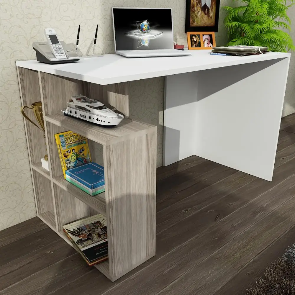 Labran White Red Cordoba Office Desk
