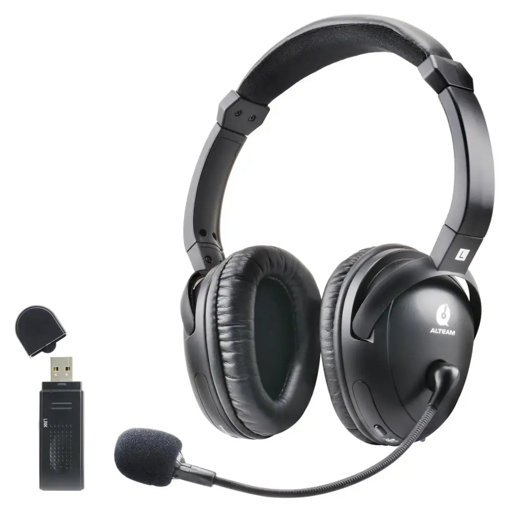 Best Overhead Stereo RF 2.4G USB Dongle Wireless Gaming Headset with Mic good quality headset