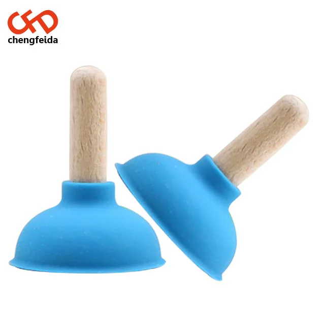 Mini Universal Toilet rod Squatting pan dredging Plunger Sucker Stand Holder For Cell Phone