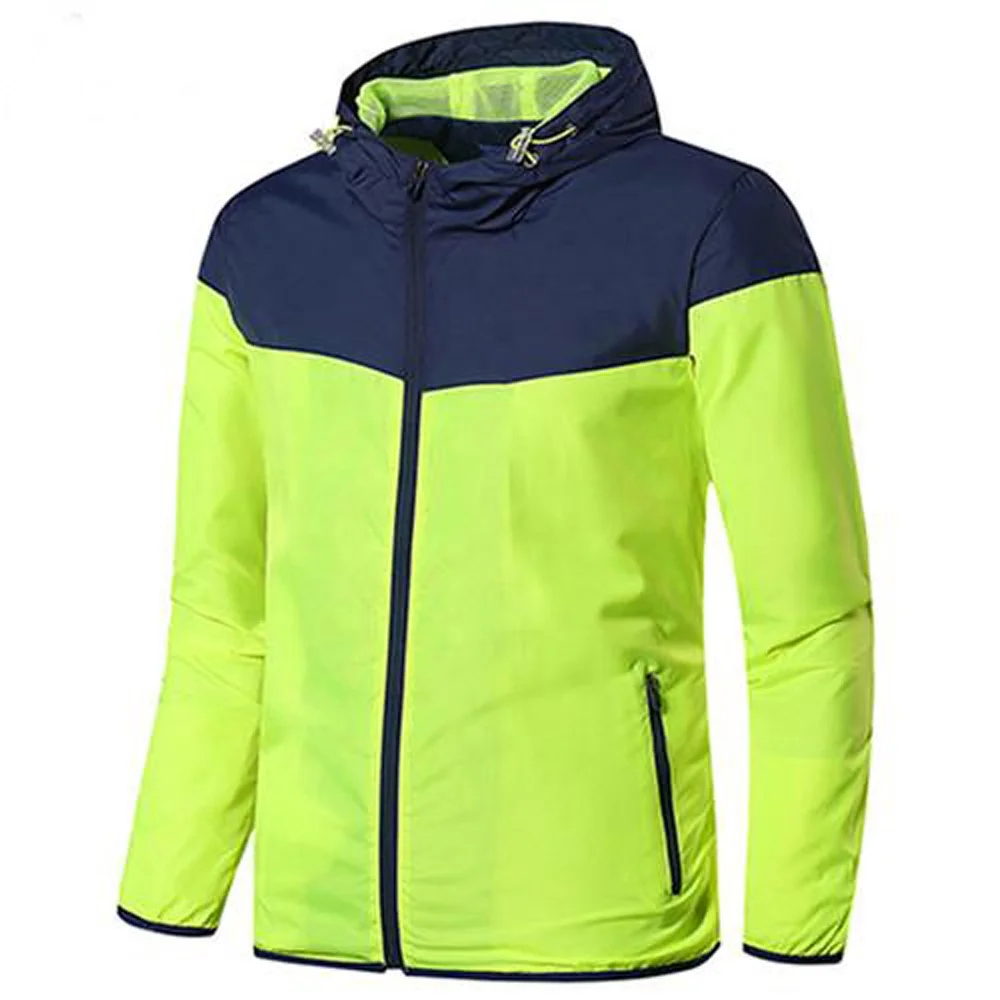 
NEW MEN SPRING AUTUMN HOODED MEN`S FASHION THIN WINDBREAKER MEN OUTWEAR BRAND CLOTHING 