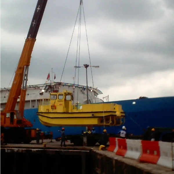 
Quality Marine Vehicle Aluminium Alloy Small Tug Boats Commercial Catamaran Sturdy Bollard Pull 