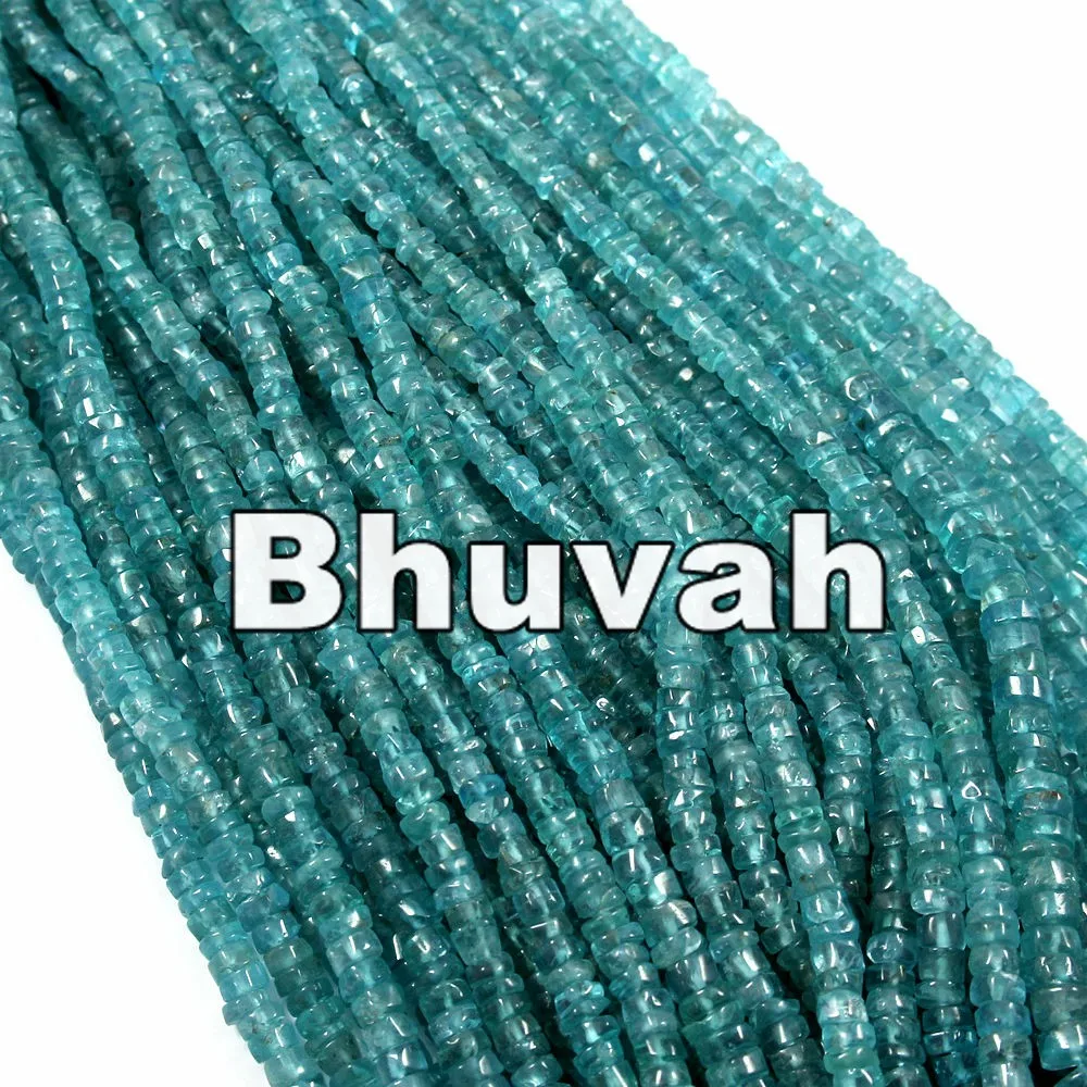 Apatite Tyre Shape Semi Precious Gemstone Beads Strand Wholesale Lot Wife Gift