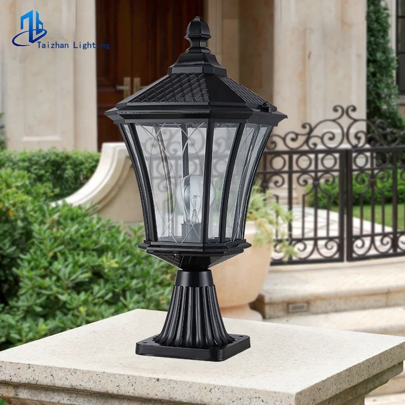 Household Pillar gate led lights villa post top Lamp for garden fence courtyard Landscape outdoor lighting