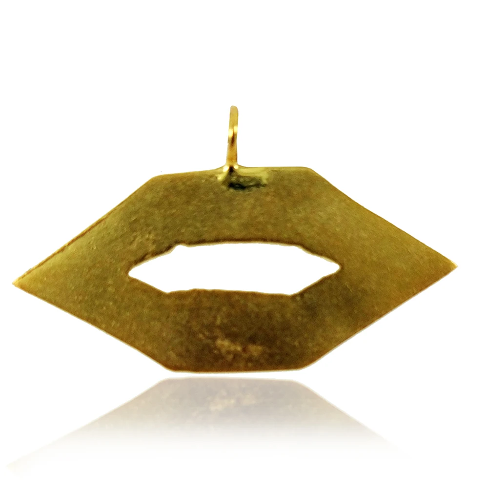 14k Yellow Gold Charms Handmade Pendant Jewelry