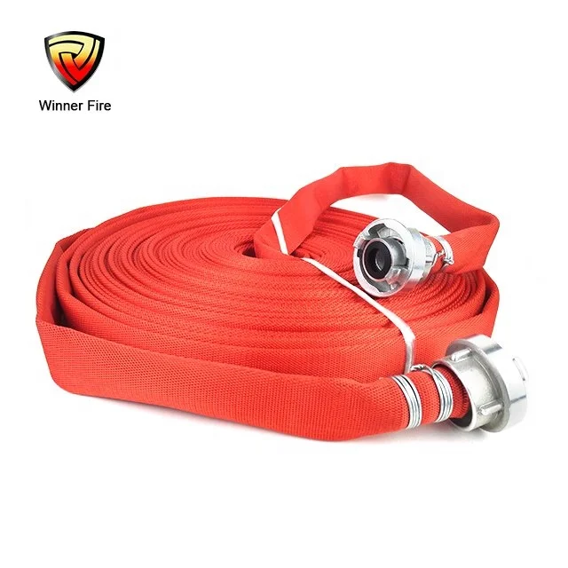Red 1 Inch Fire Hose with Storz Coupling