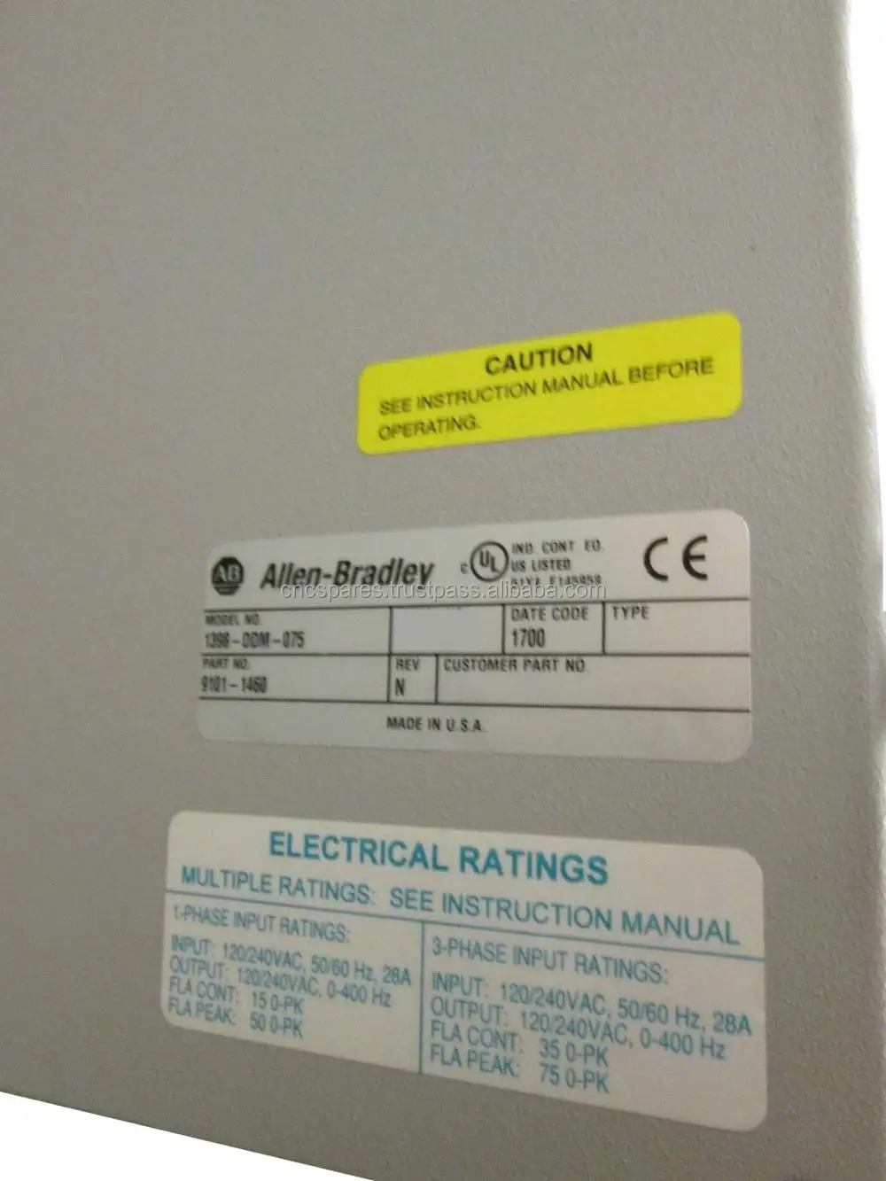 Allen Bradley 1398-DDM-075 Servo Drive