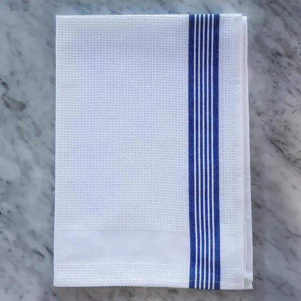 GOTS Certified oragnic 100% cotton Large Ultra-Absorbent Waffle honeycomb Kitchen Dish Tea Towel