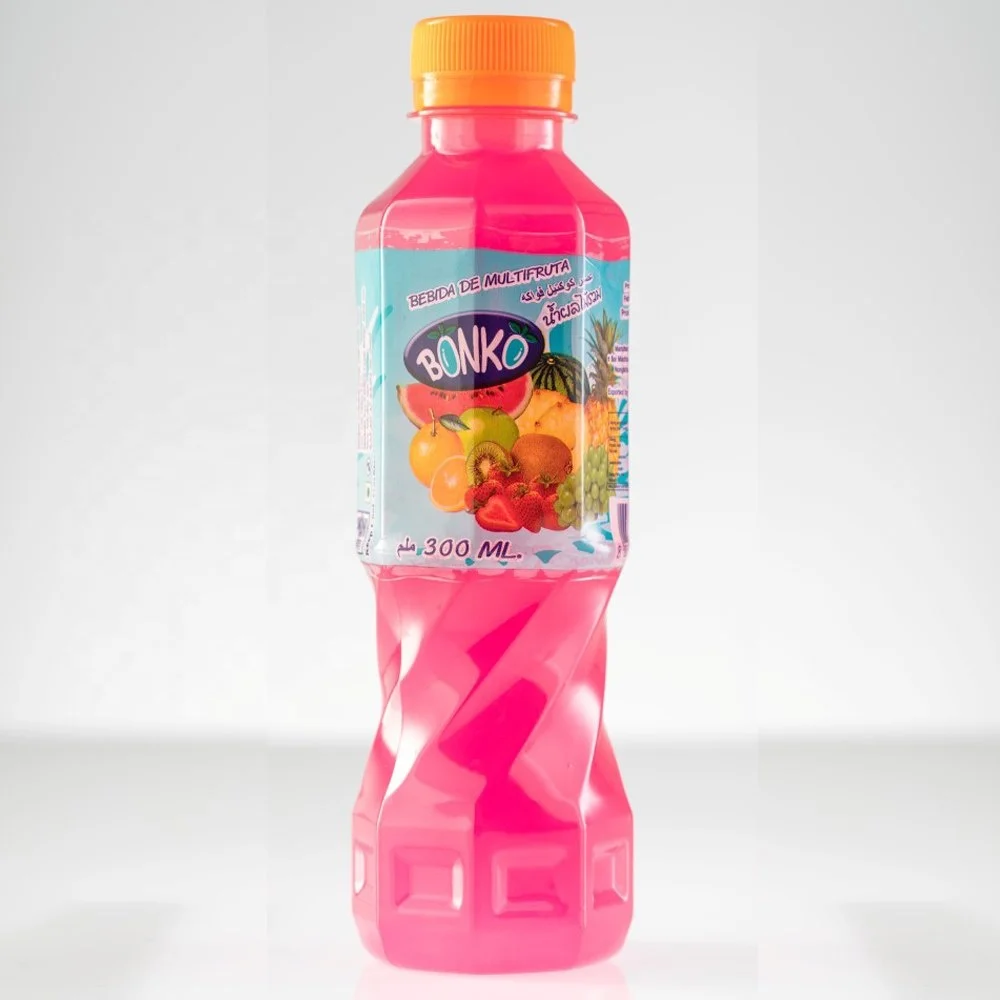 Fruit Drink Juice Multifruits 300ml Plastic bottle BONKO brand