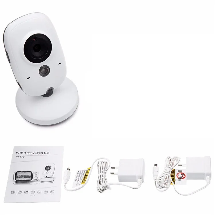 Digital audio babymonitor smart wireless wifi baby monitor ip camera cry alarm and temperature and humidity detection