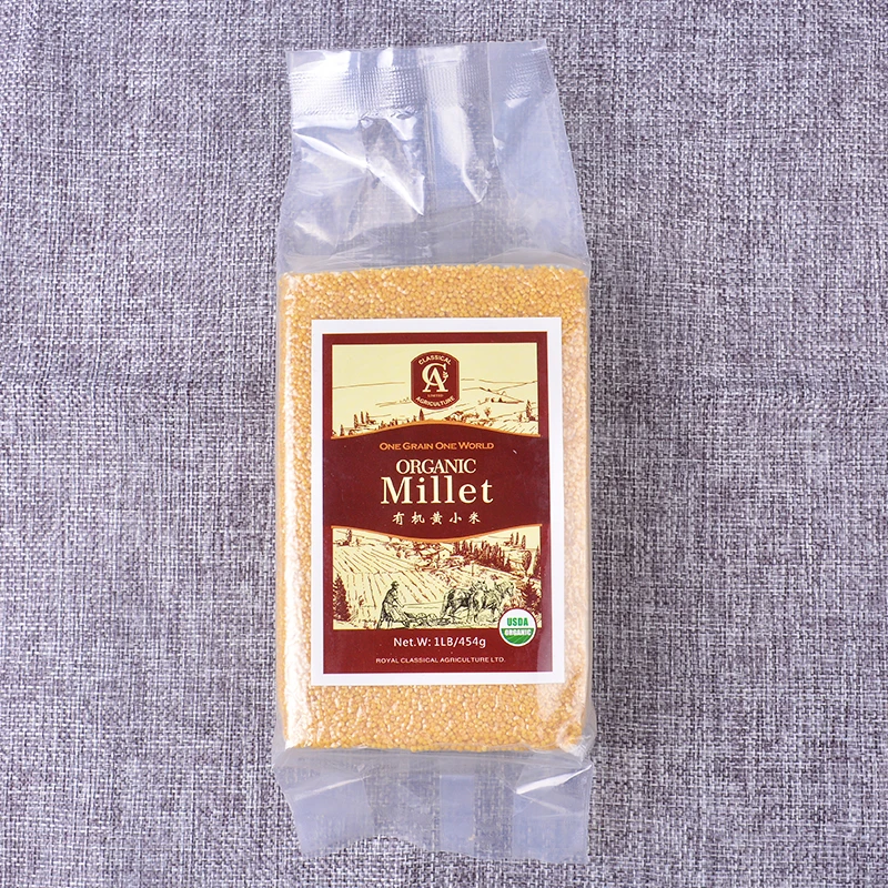 
Organic Yellow Hulled Millet Grain / Seed 